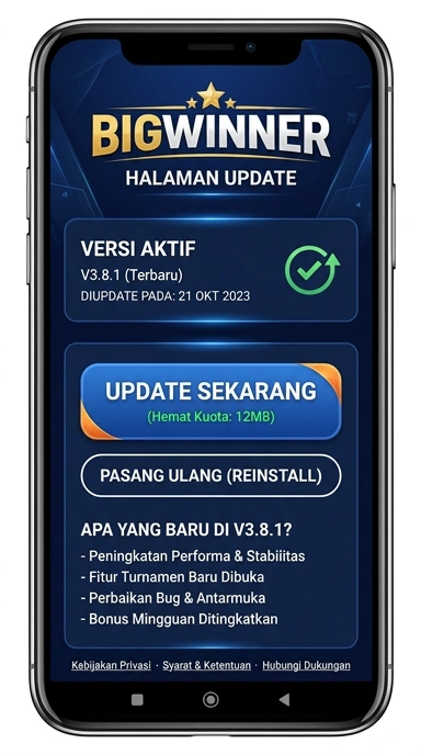 Riwayat Versi bigwinner untuk Pengguna Android